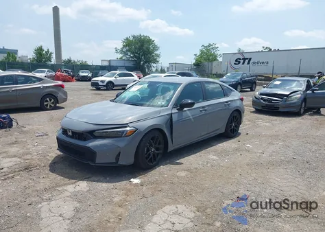 2025 Honda Civic Sport from USA, damaged, VIN 19XFL2H83SE025394